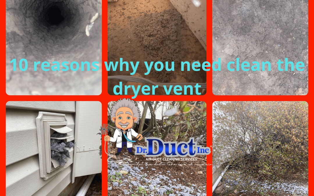 10 reasons why you need clean the dryer vent